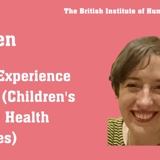 Image of woman and text reading Kirsten, Lived Experience Expert (Children's Mental Health Services)